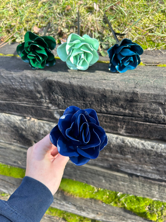 Navy Blue Rose