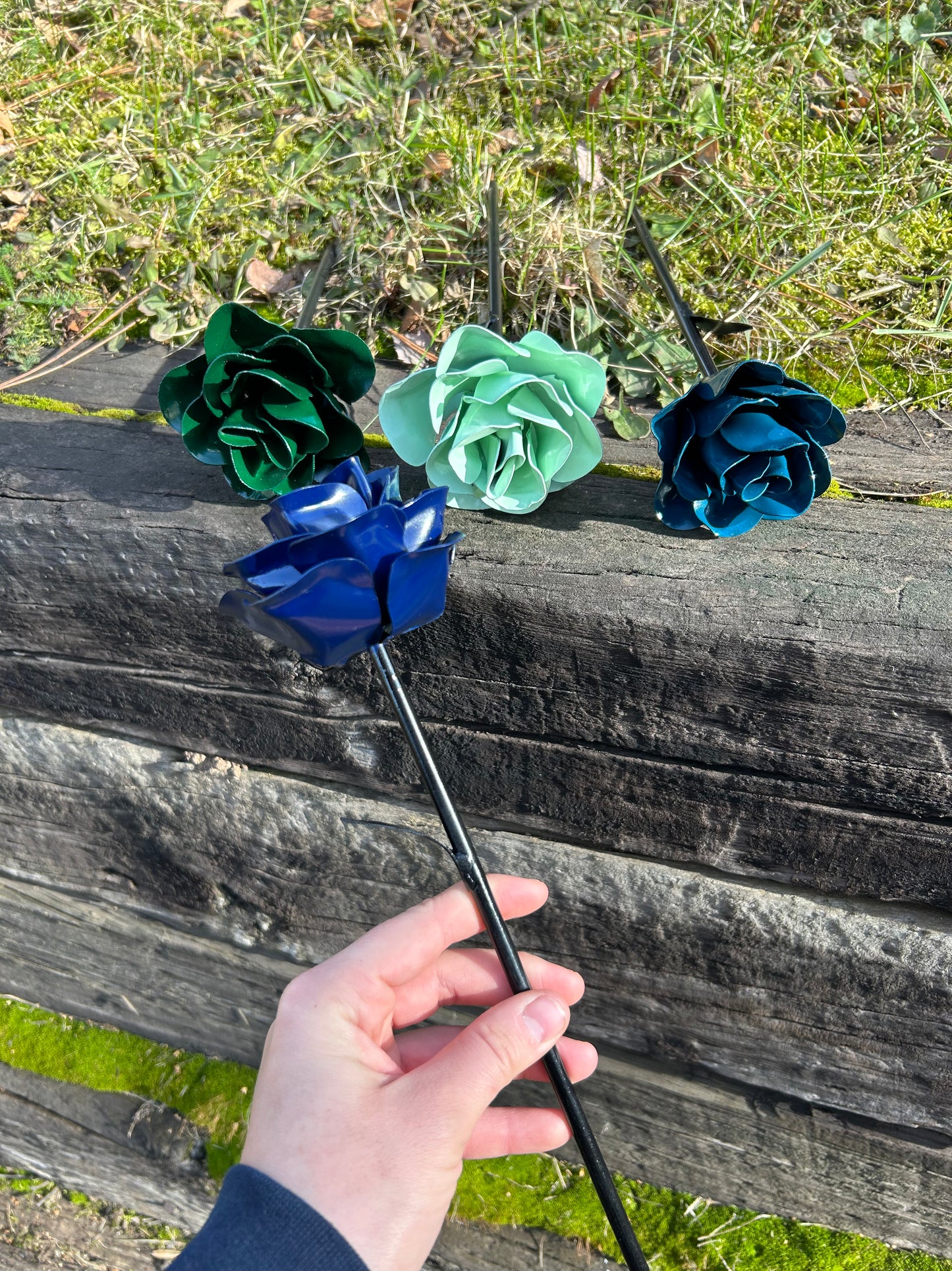 Navy Blue Rose